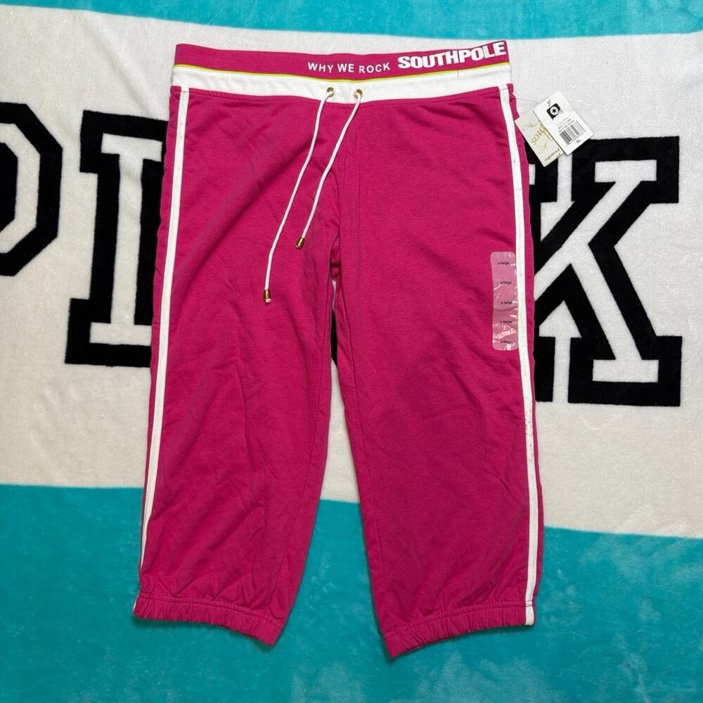 Y2K Vintage Southpole Why We Rock Capri Sweatpants NWT